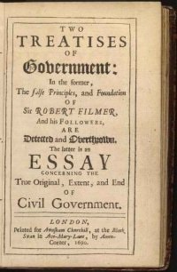 Treatises of Government, by John Locke
