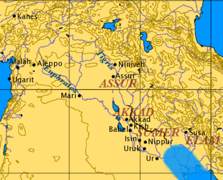 Map of Mesopotamia