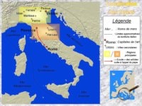 Map of the Italian Renaissance