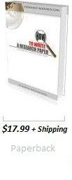 Paperback Book - How to Write a Research Paper Paperback Book - How to Write a Research Paper
